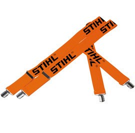 Stihl Hosenträger, orange, 110cm, Metallklips