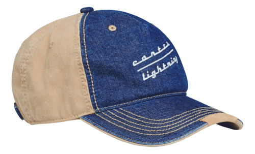 STIHL Cap CONTRA 59 blau 2-farbige Denim Kappe mit Clip-Verschluß