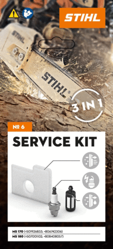 STIHL Service Kit 6 für Motorsäge MS 170 bis 2014 MS 180 bis 2015